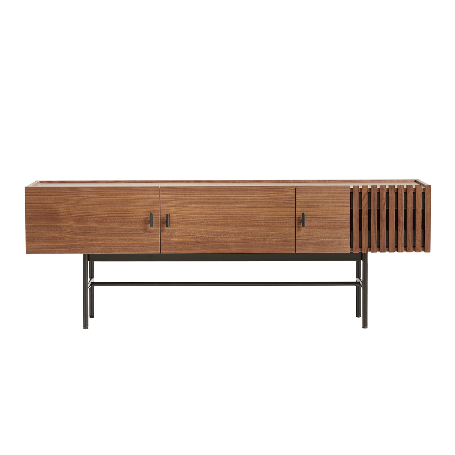 Woud Array Low Sideboard in walnut