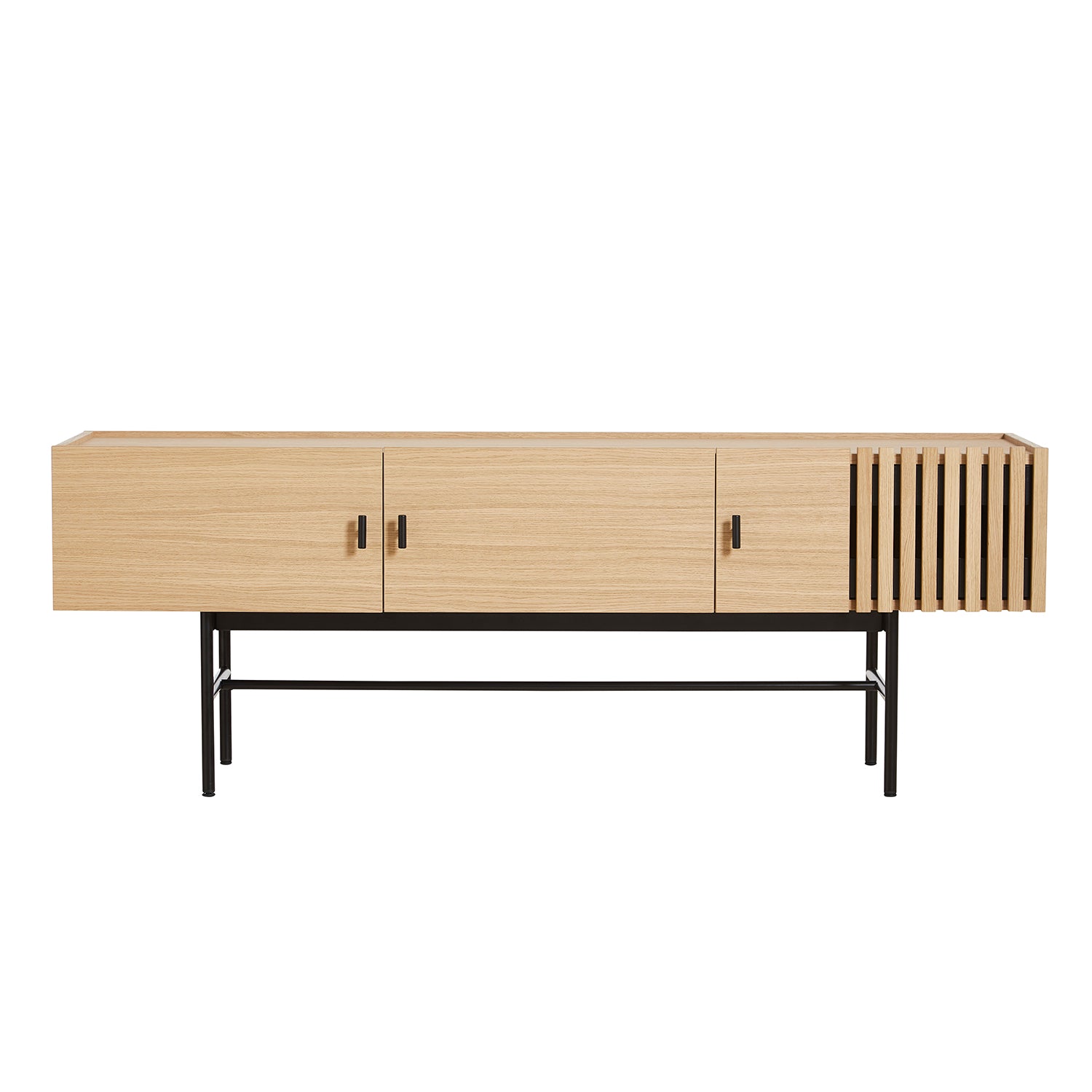 Woud Array Low Sideboard in white oak