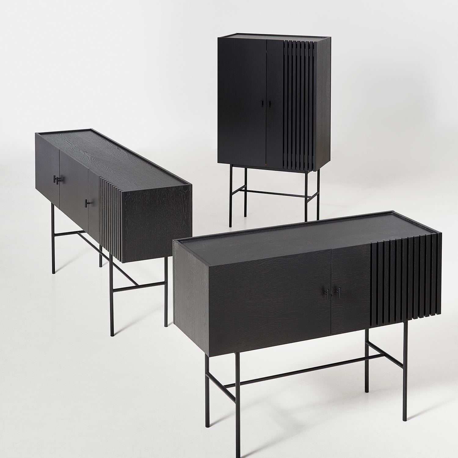 Woud Array Sideboard 180cm in black