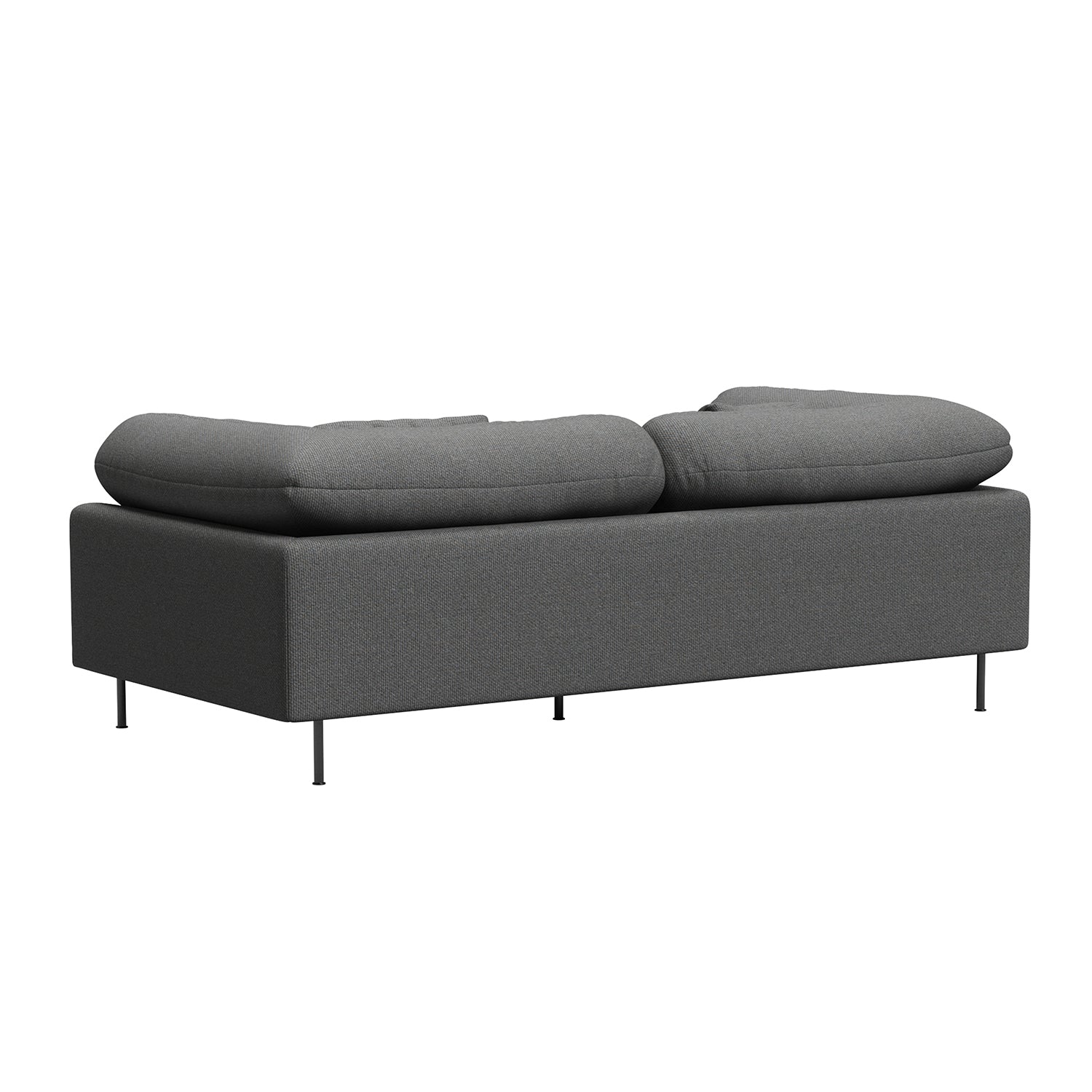 Woud Collar 2 Seater Sofa in dark grey