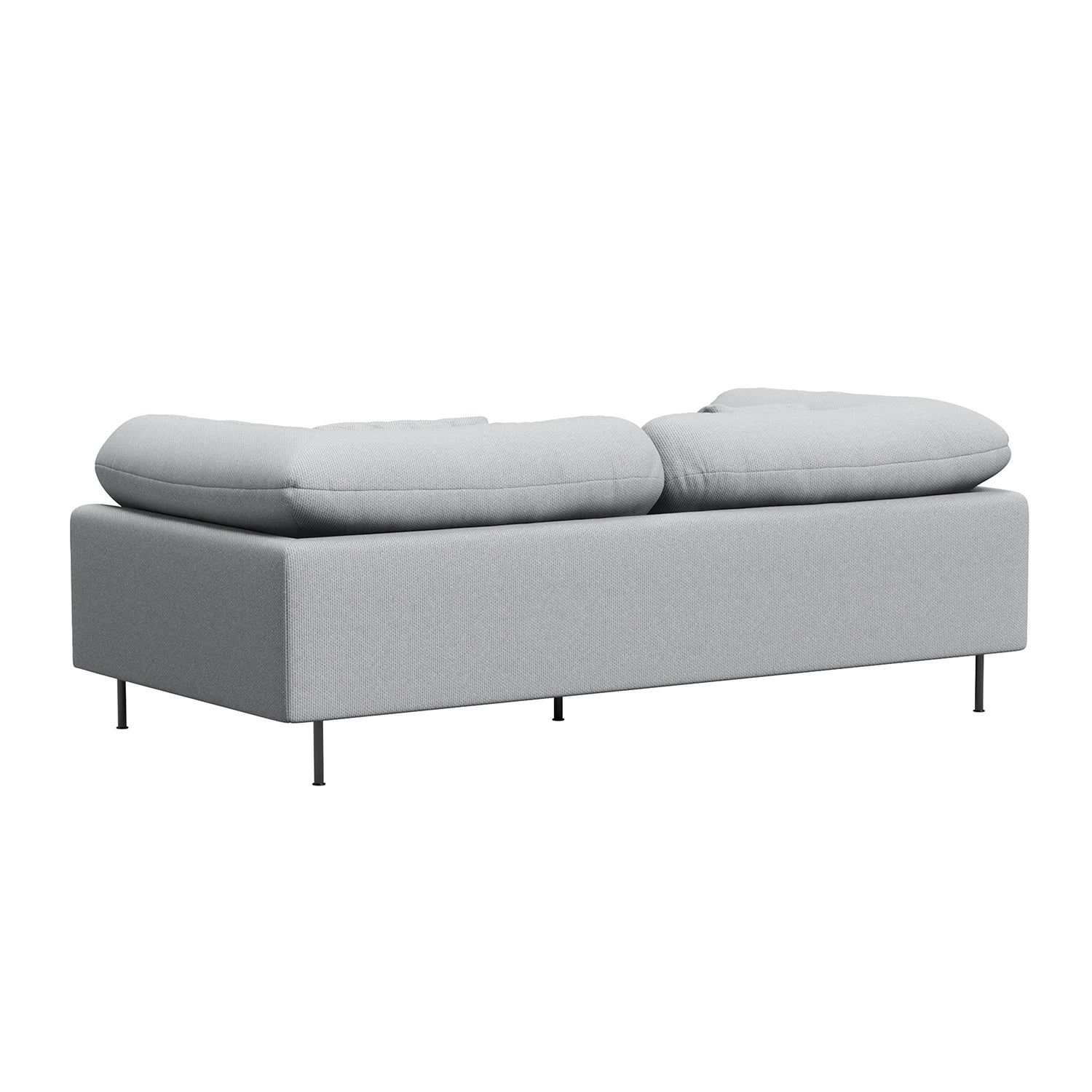 Woud Collar 2 Seater Sofa in light grey