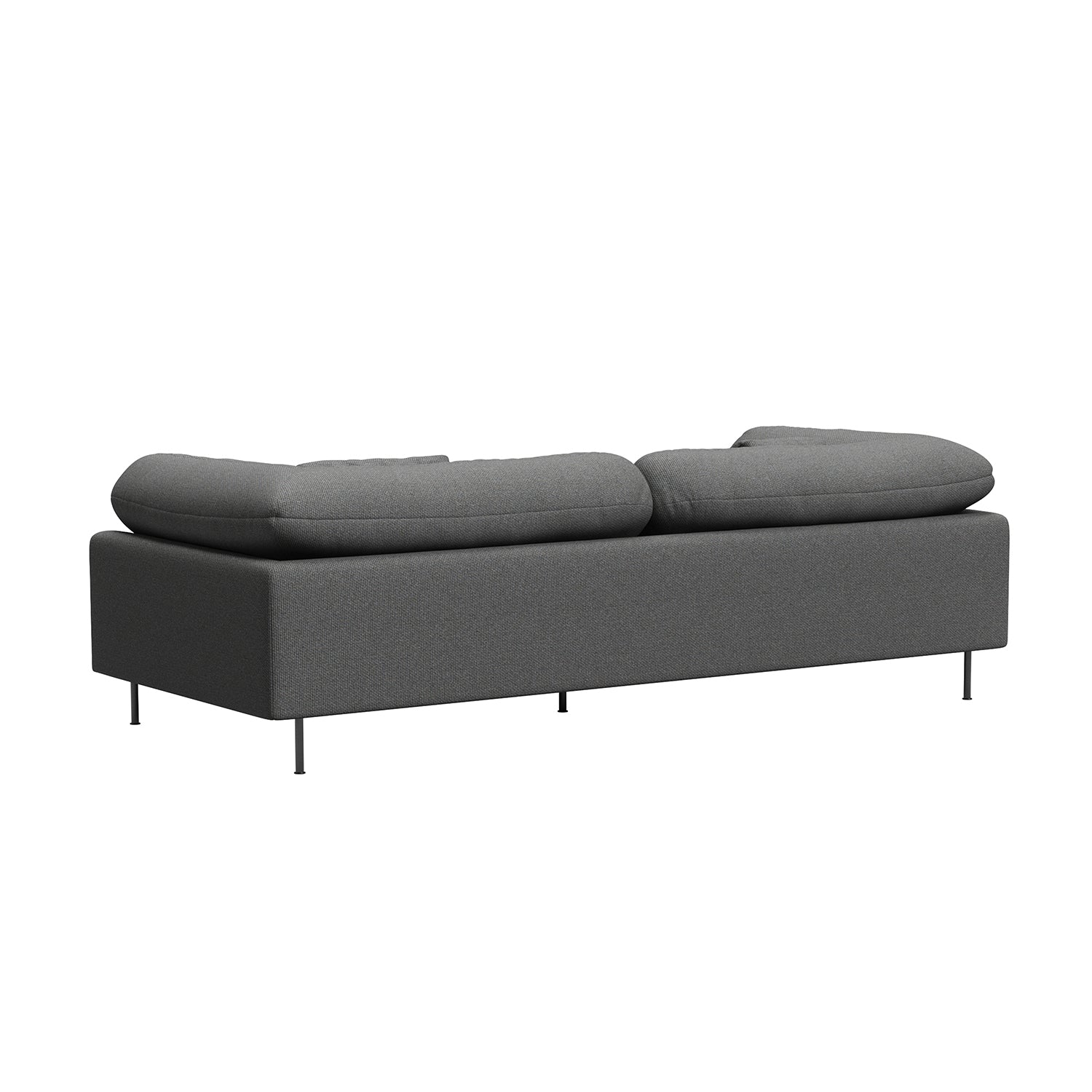 Woud Collar 2.5 Seater Sofa in dark grey