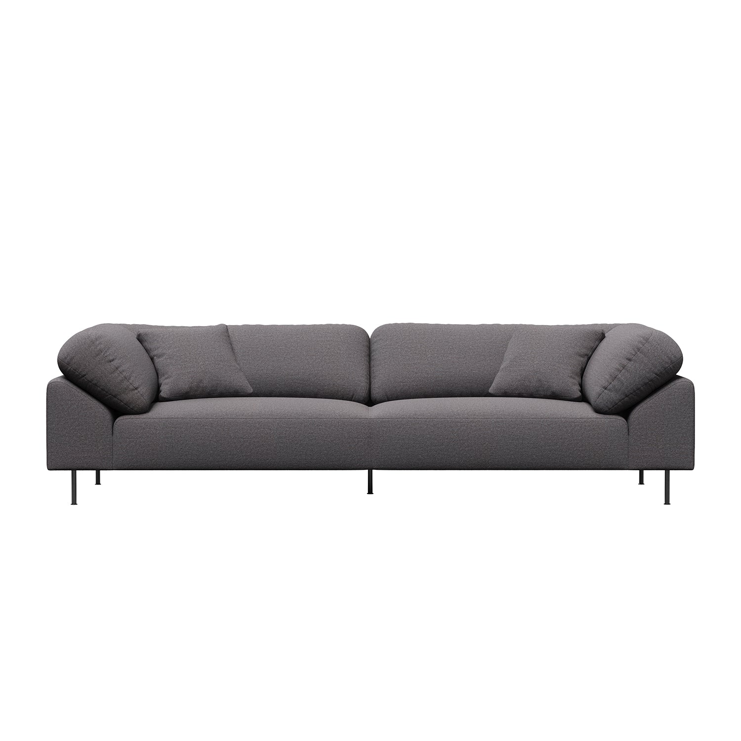 Woud Collar 3 Seater Sofa in brown