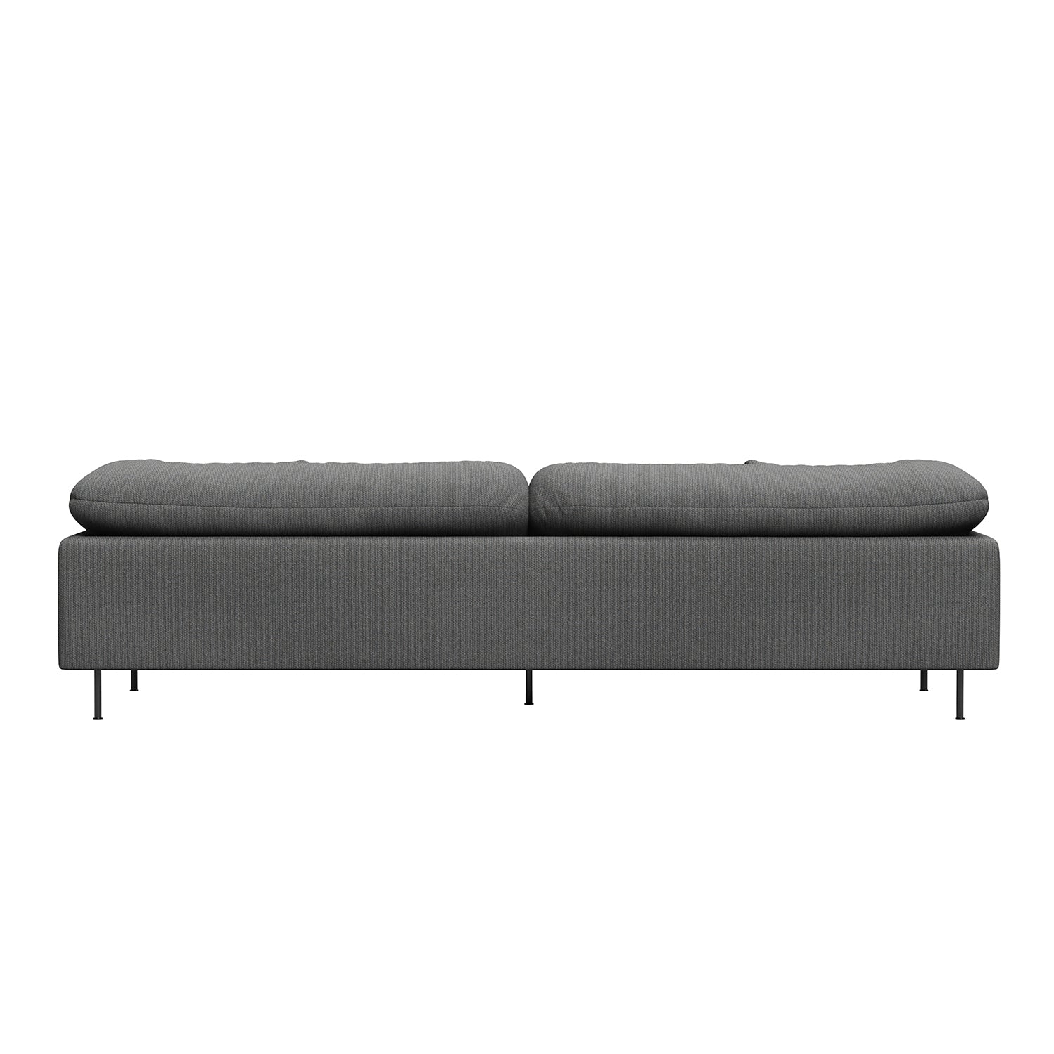 Woud Collar 3 Seater Sofa in dark grey