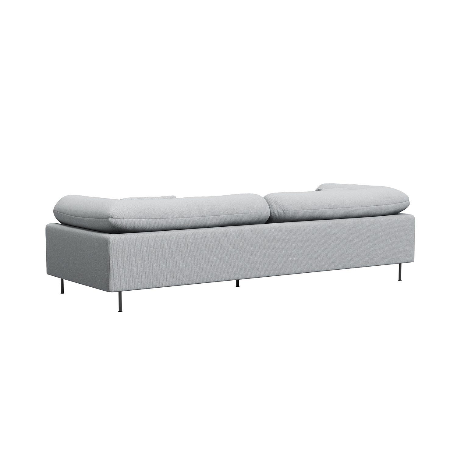 Woud Collar 3 Seater Sofa in light grey