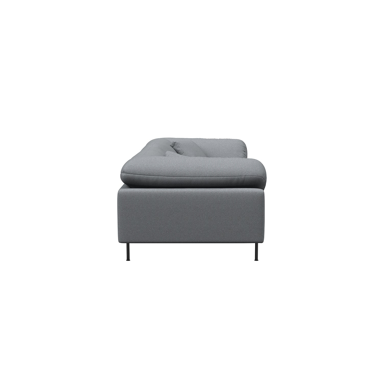 Woud Collar 3 Seater Sofa in light grey