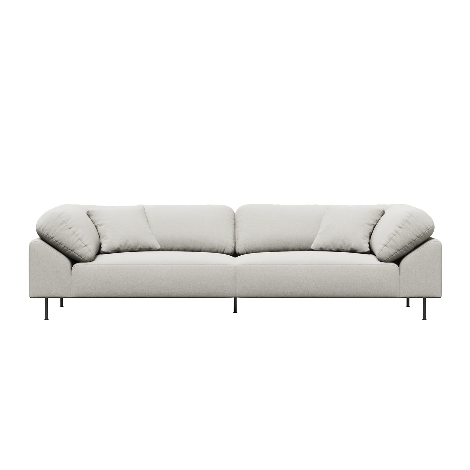 Woud Collar 3 Seater Sofa in off white