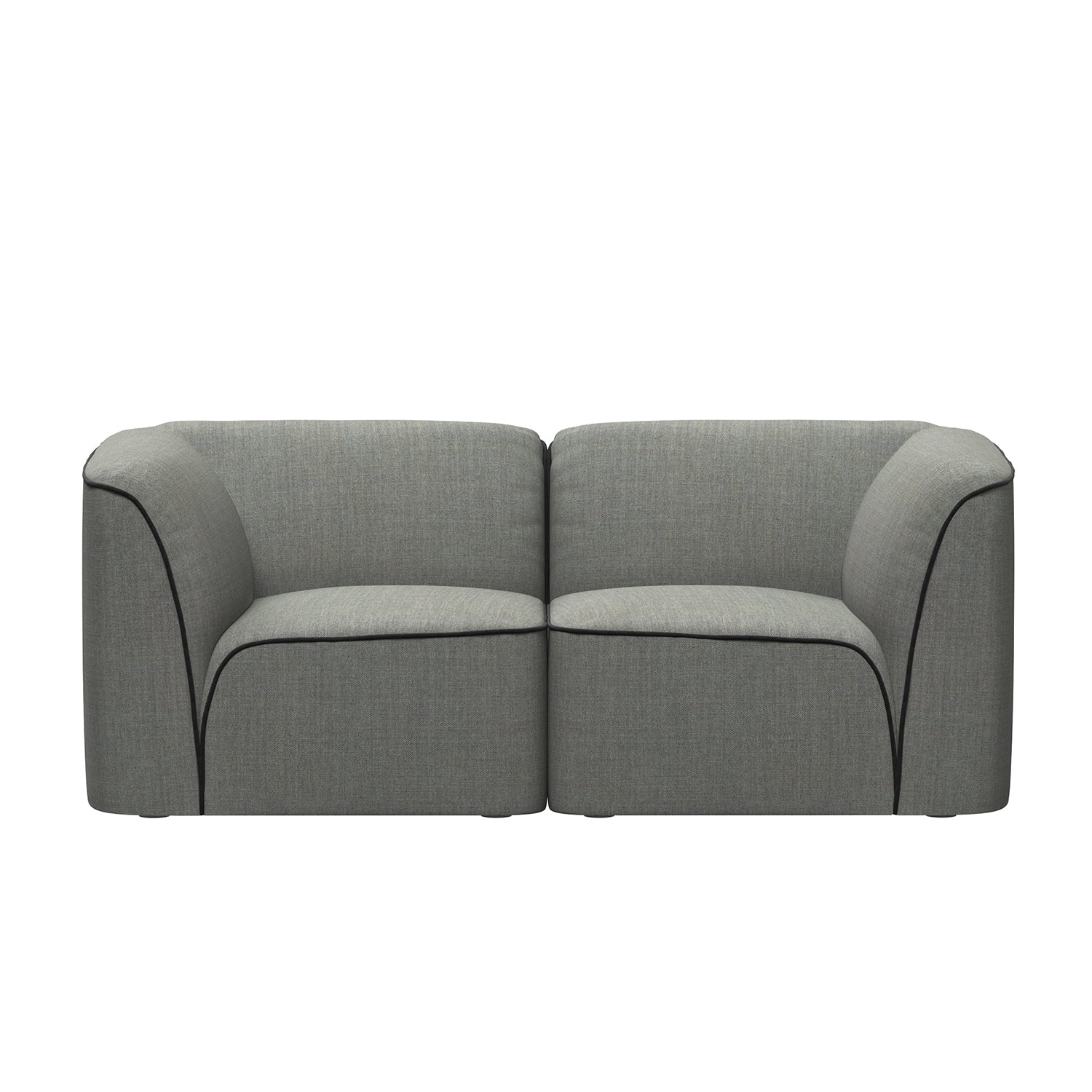 Woud Flora 2 Seater in Grey