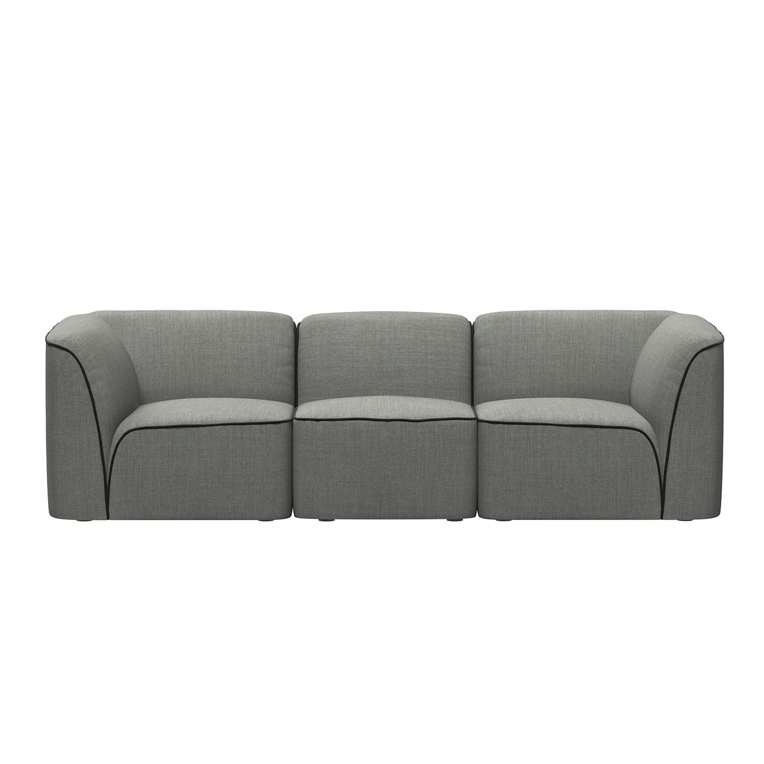 Woud Flora 2.5 Seater in Grey