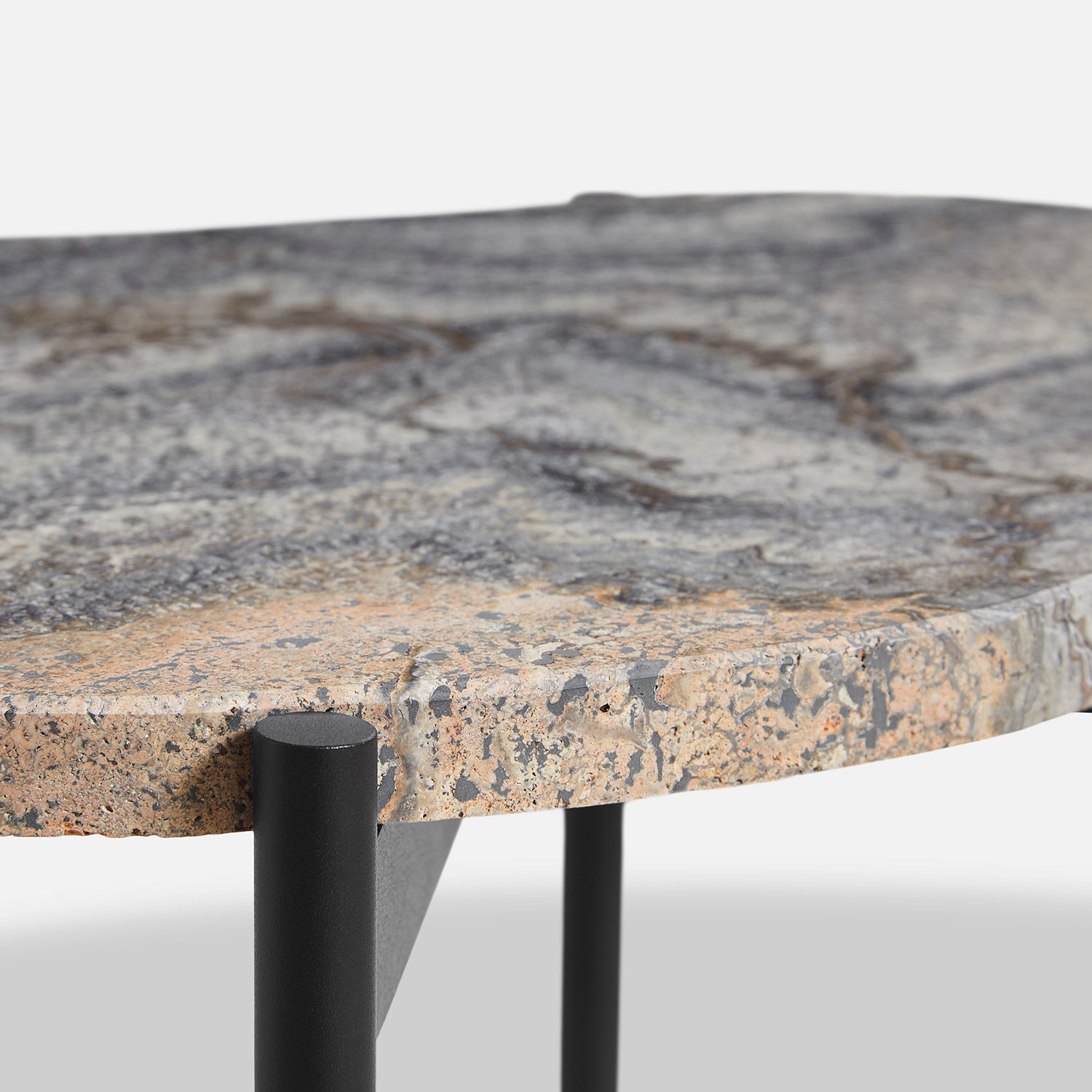 Woud La Terra Occasional Side Table in grey