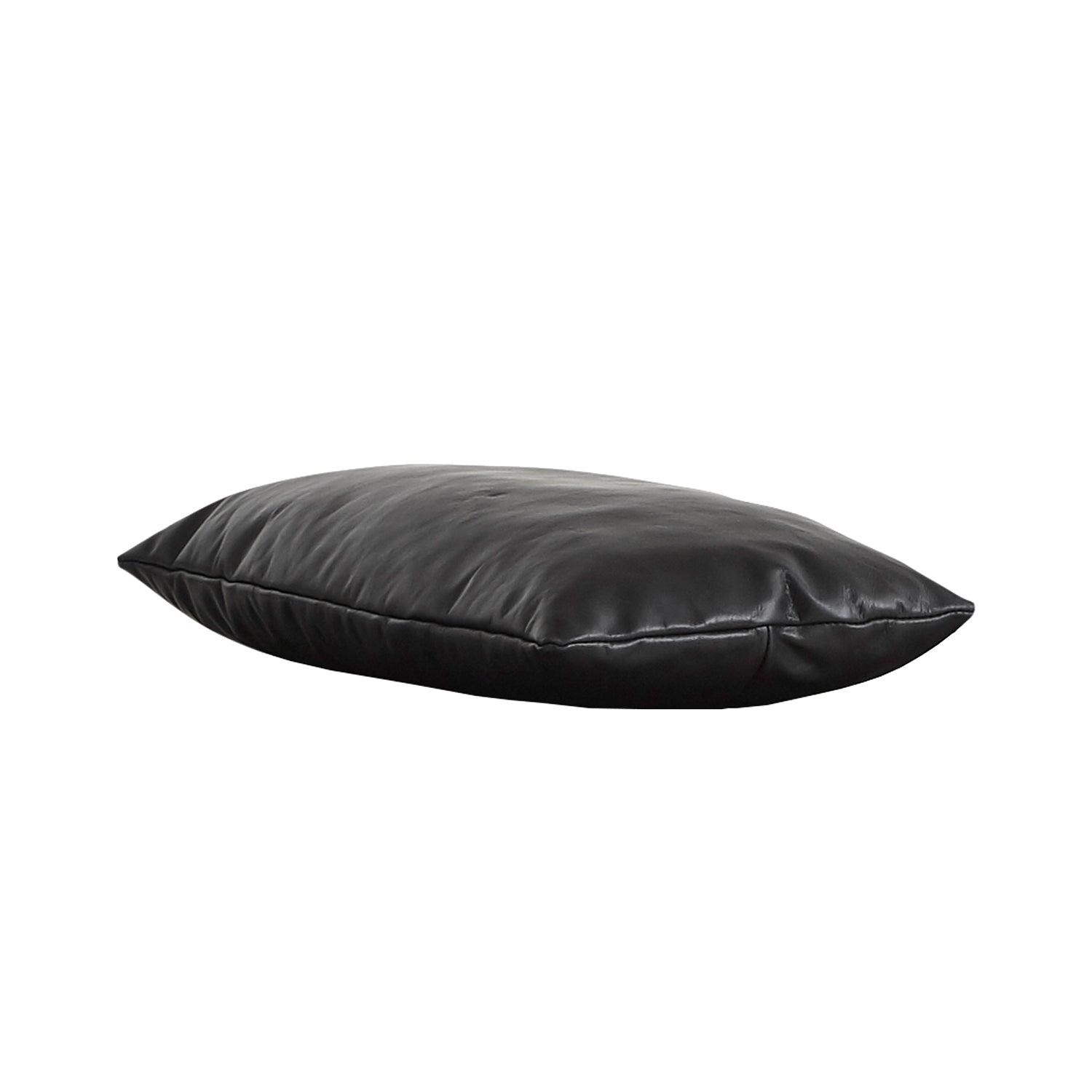 Level Daybed Pillow in black leather