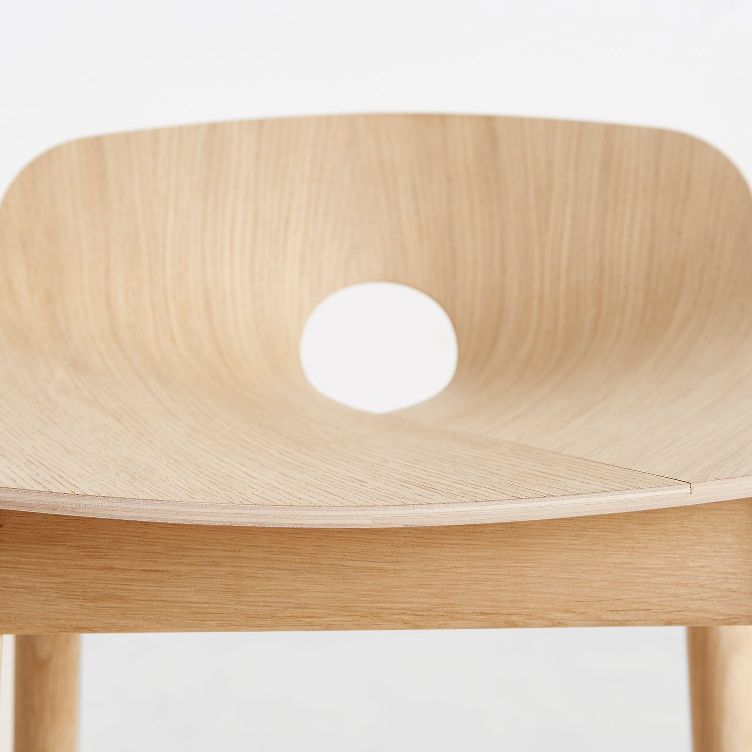 Woud Mono Counter Chair in oak