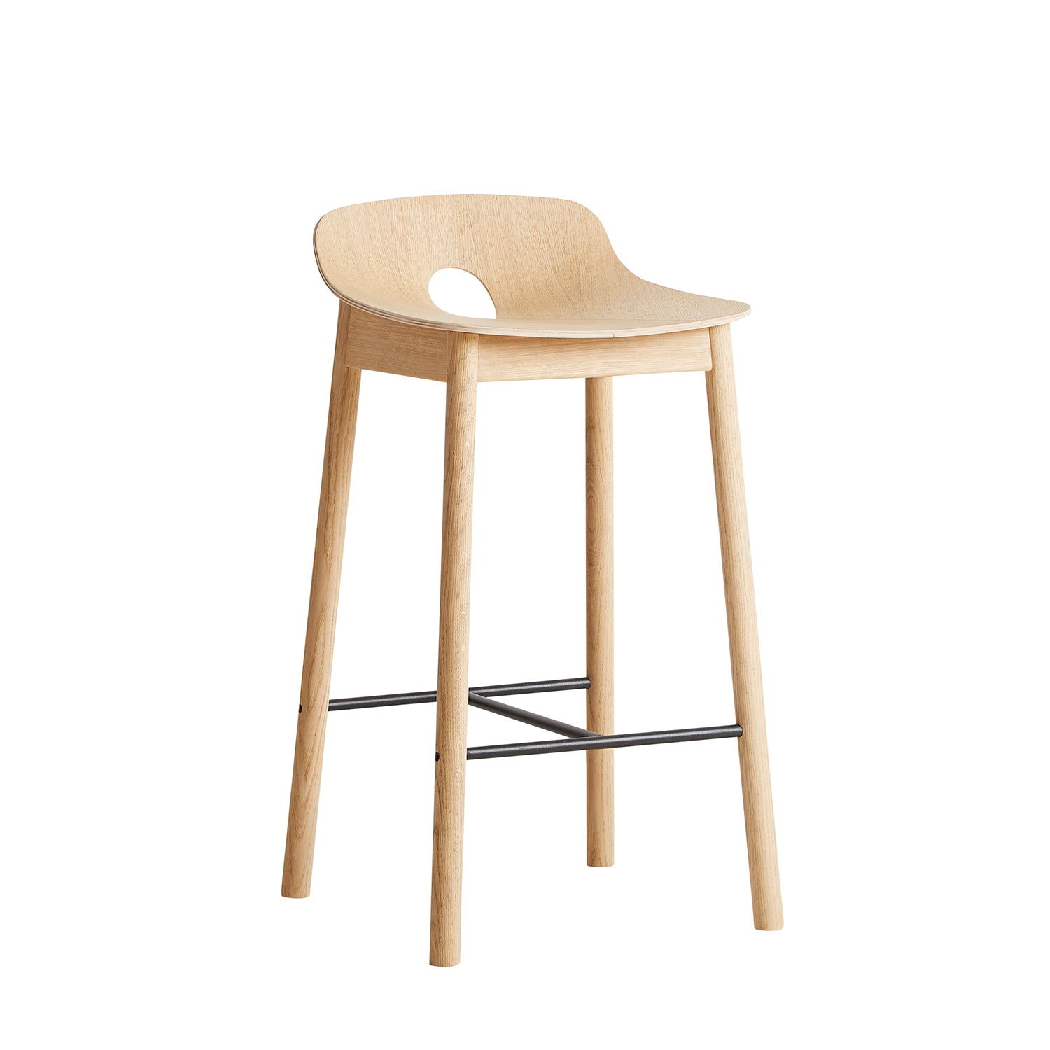 Woud Mono Counter Chair in oak