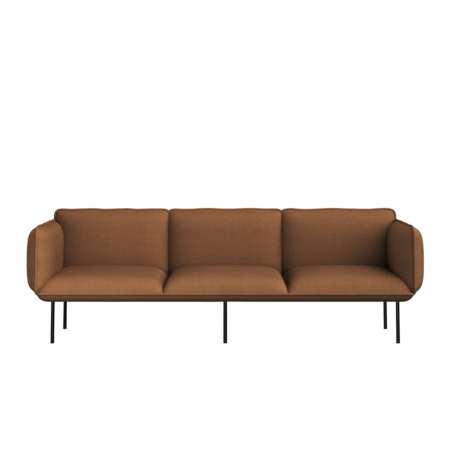 Woud Nakki 3 Seater Sofa in rust