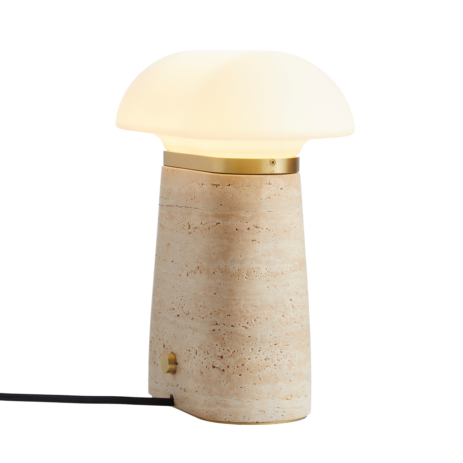 Woud Nova Luxury Table Lamp in travertine