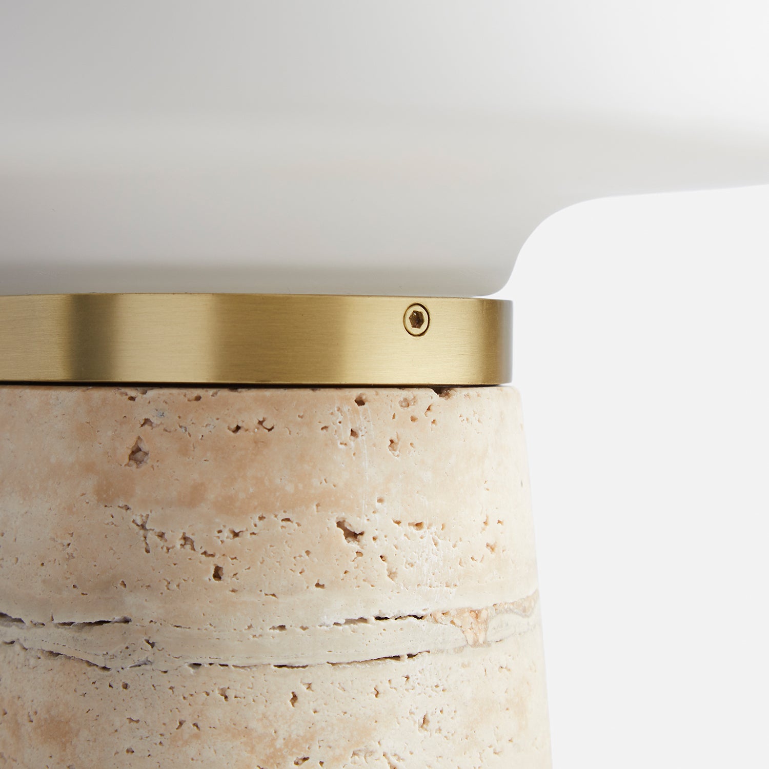 Woud Nova Luxury Table Lamp in travertine