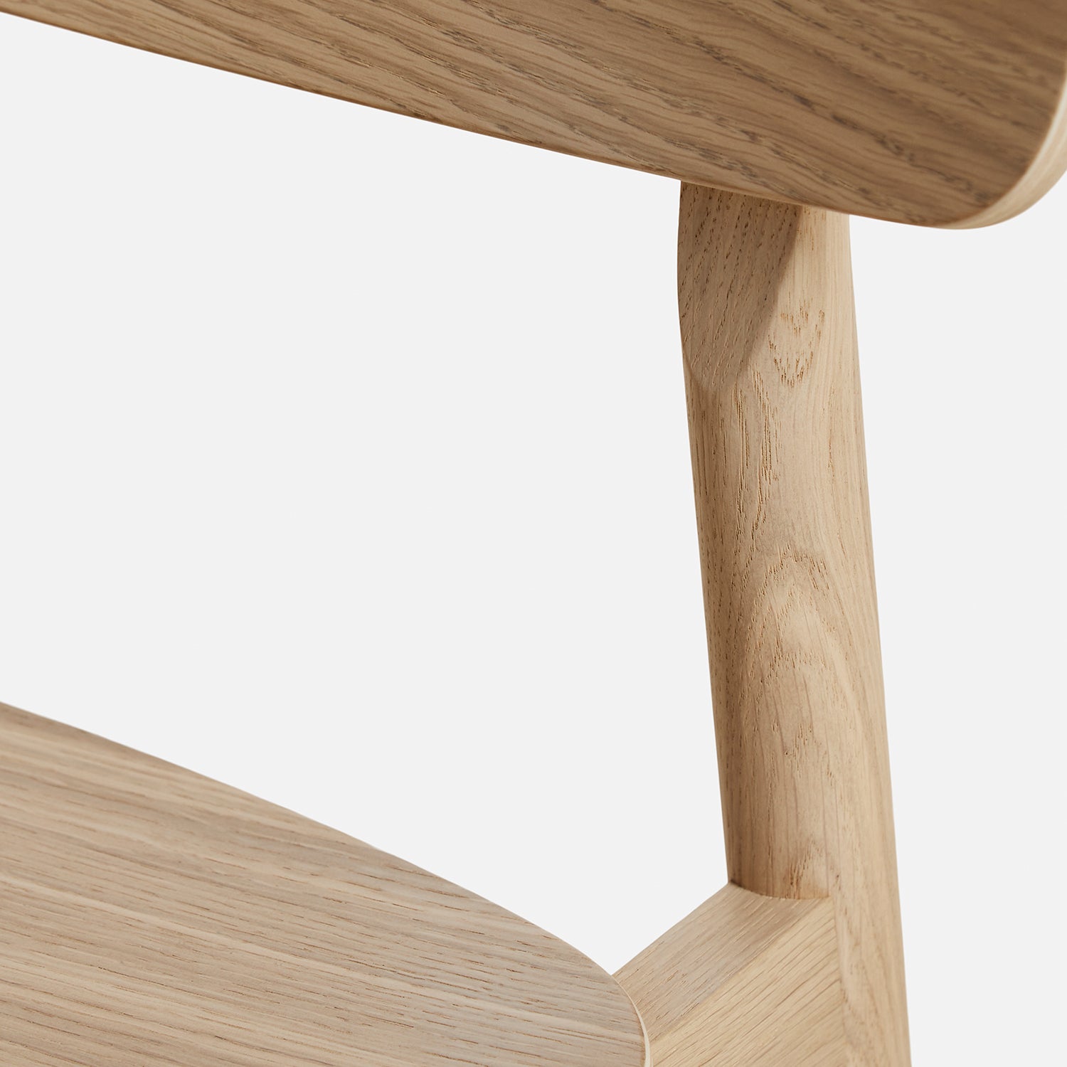 Woud Soma Counter Chair in white oak