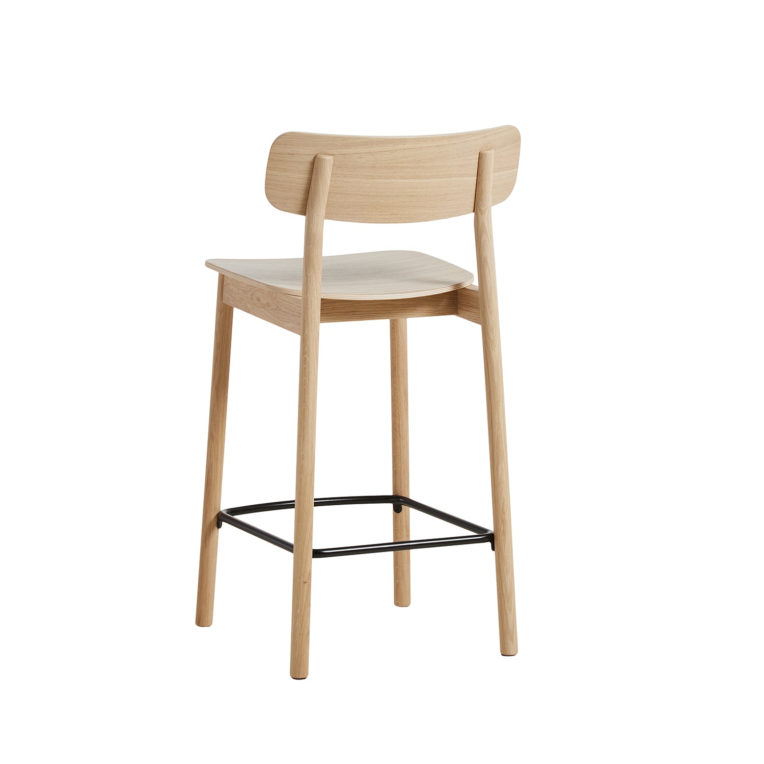 Woud Soma Counter Chair in white oak