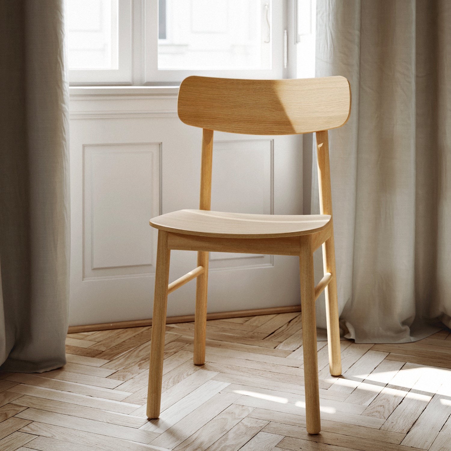 Woud Soma Dining Chair in oak