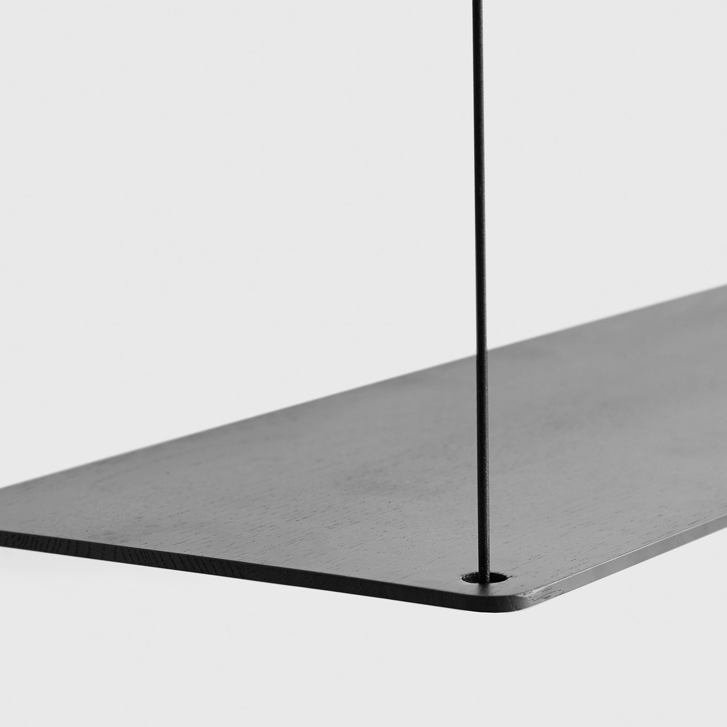 Woud Stedge Shelf 80cm in black