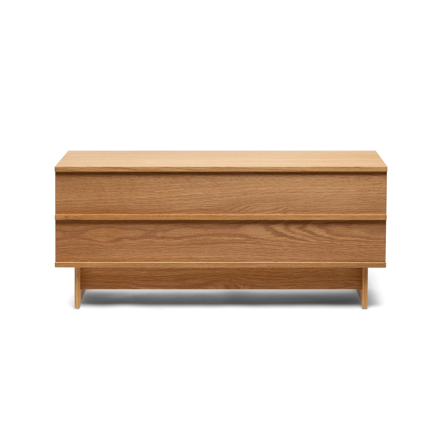 We Do Wood Correlation storage bench in oak