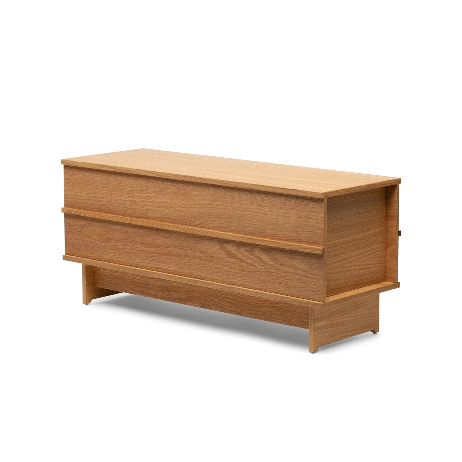 We Do Wood Correlation storage bench in oak