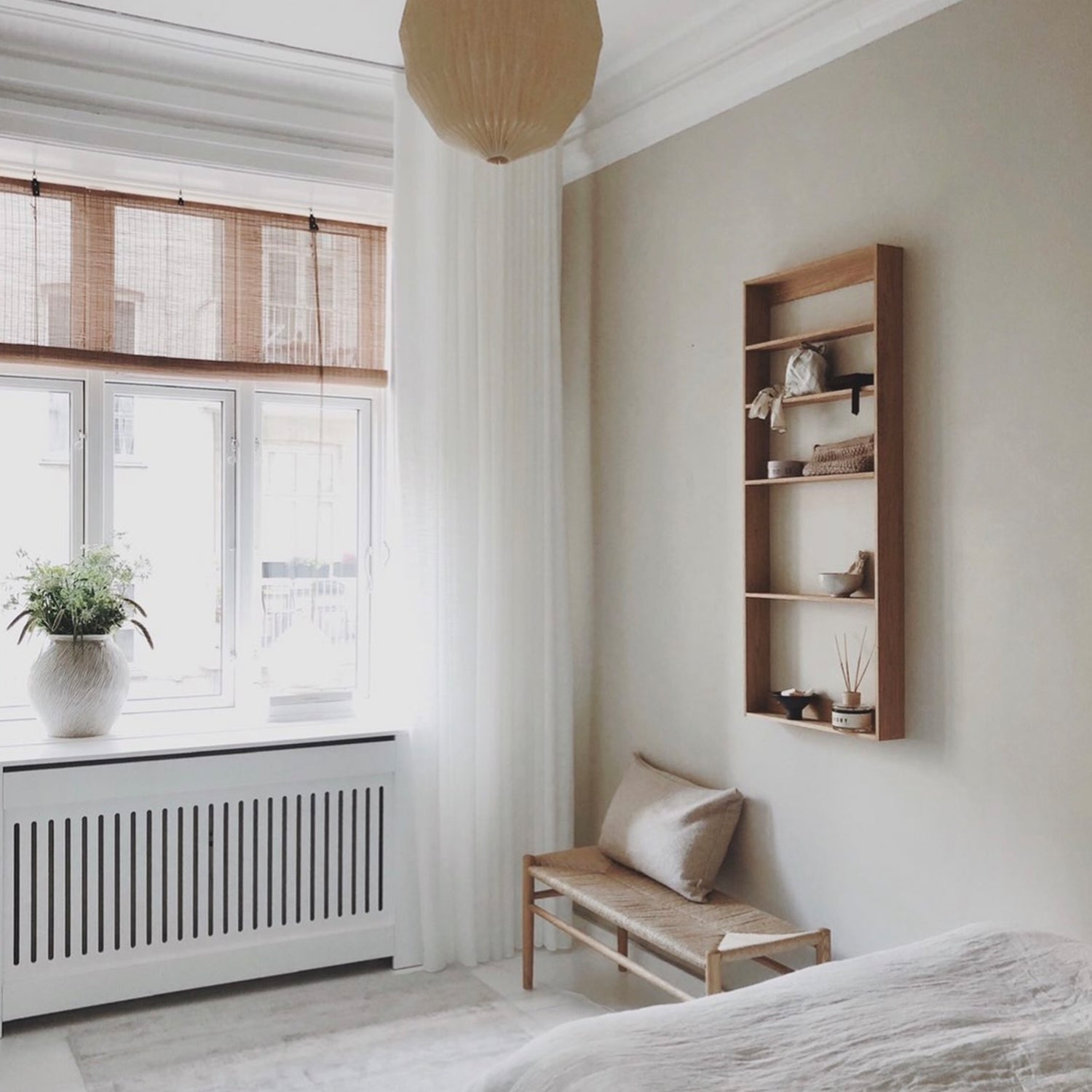 We Do Wood Fivesquare wall shelving in oak ambience image