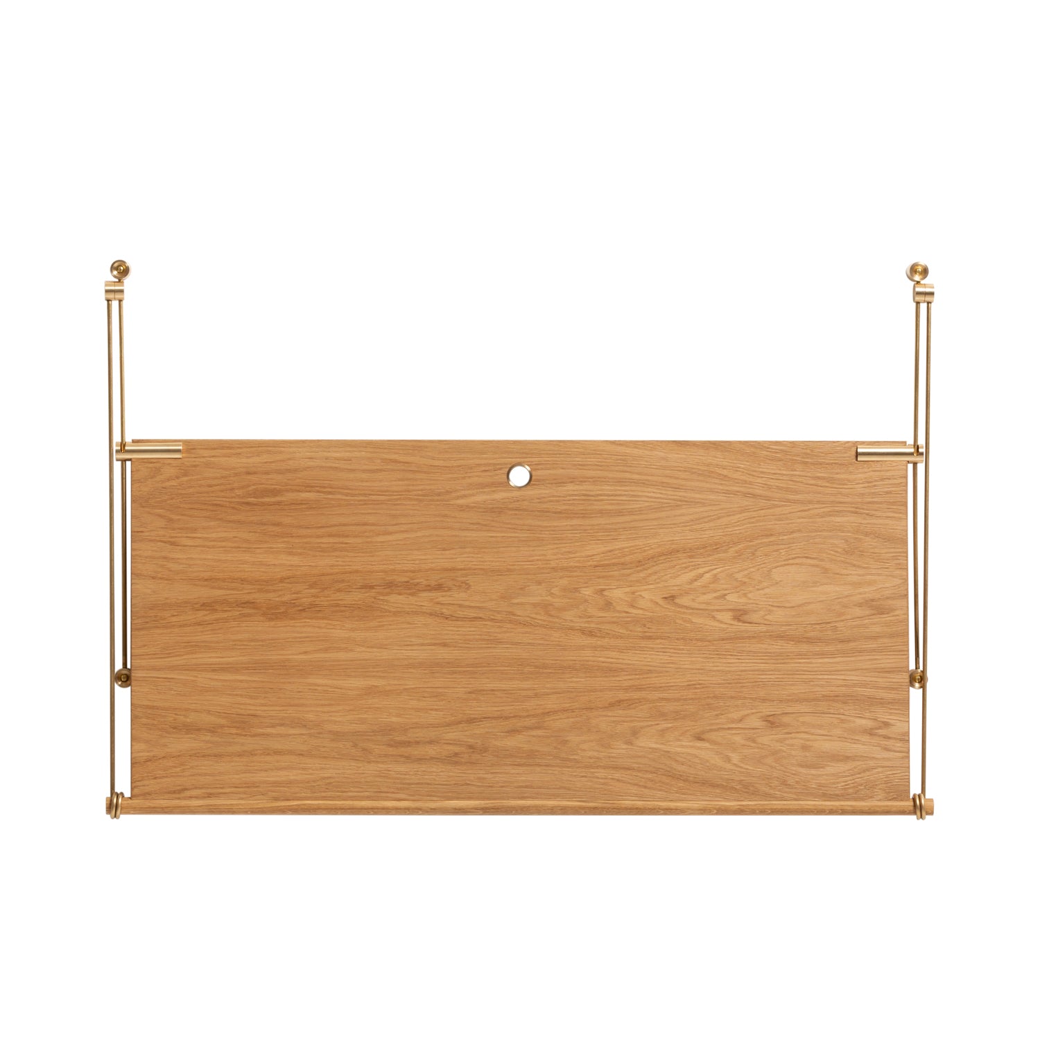 We Do Wood Loop wall mounted desk in oak