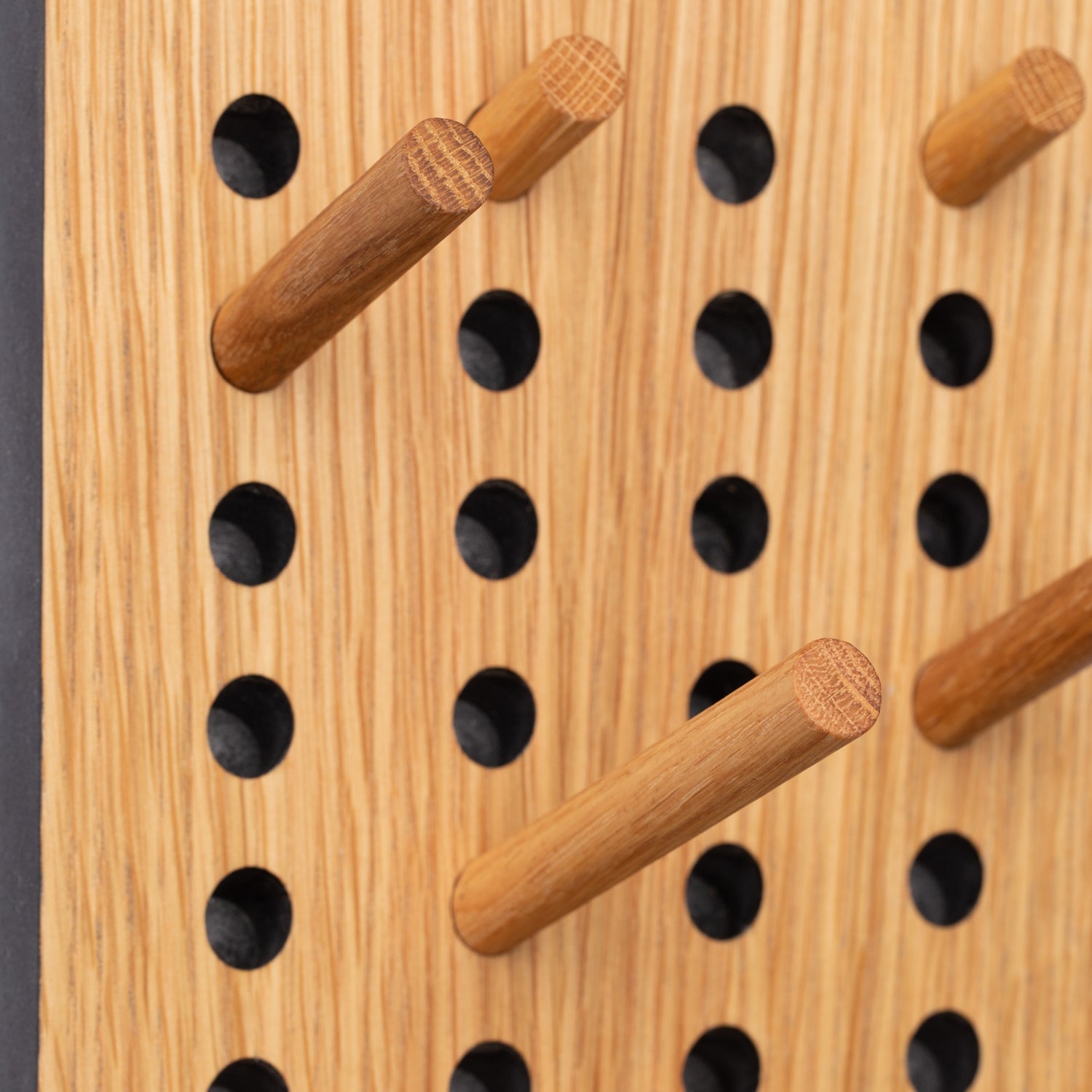 We Do Wood Scorecard Coat Rack in oak 