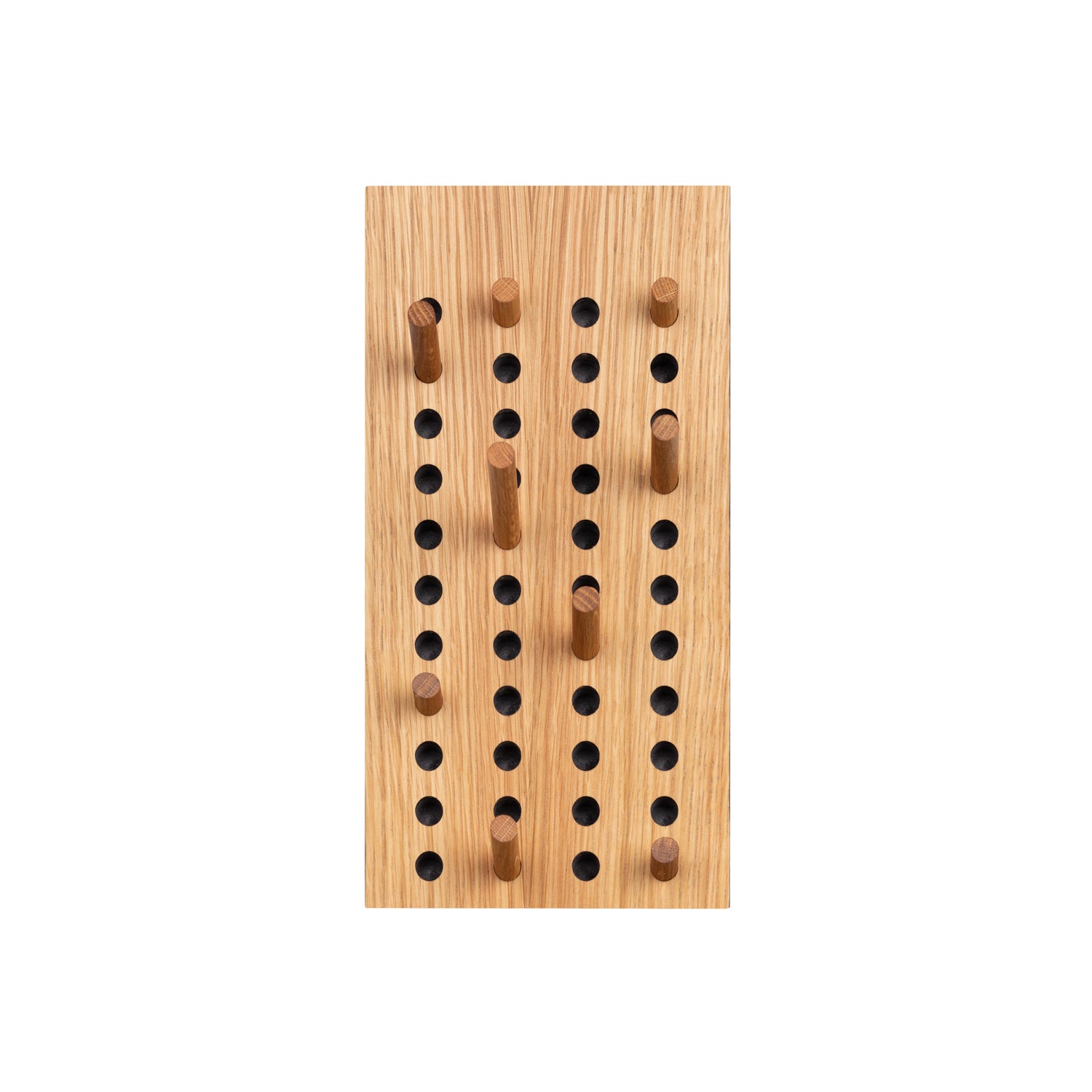 We Do Wood Scorecard Coat Rack in oak - small vertical